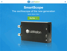 Tablet Screenshot of lab-nation.com